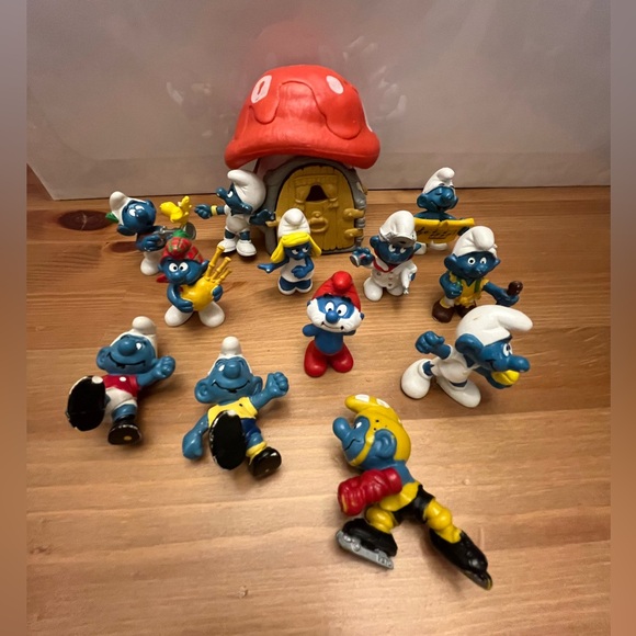 Vintage Smurf set made in Germany - Picture 1 of 6